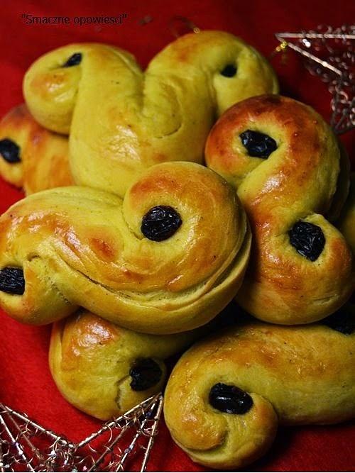 Lussekatter adwentowe bułeczki szafranowe