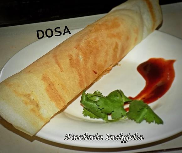 Dosa popularne danie śniadaniowe z Indii