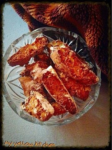 Biscotti orzechowo-miodowe