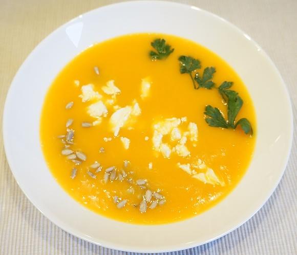 Zupa krem z dyni i batata