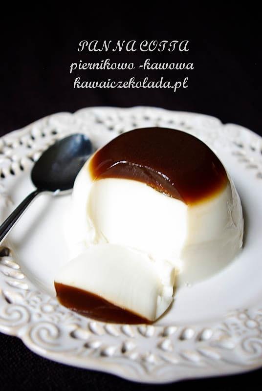 Panna cotta piernikowo-kawowa
