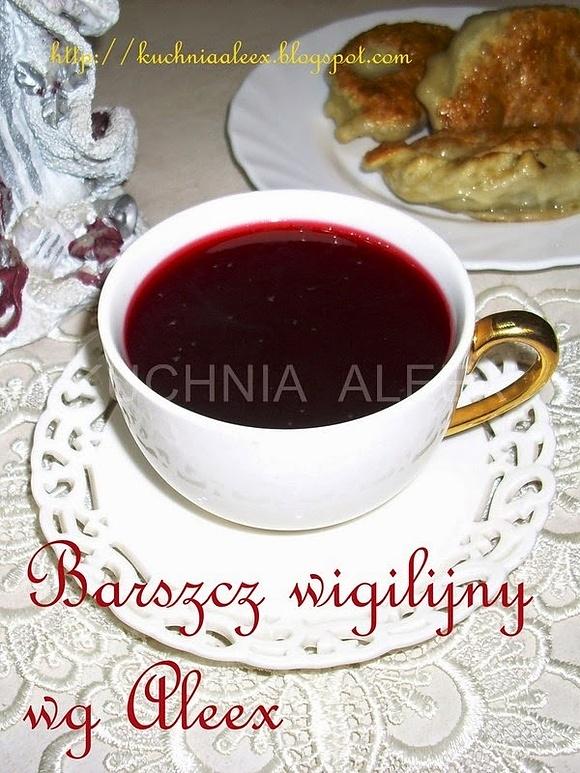 Barszcz wigilijny z czerwonych buraków według Aleex