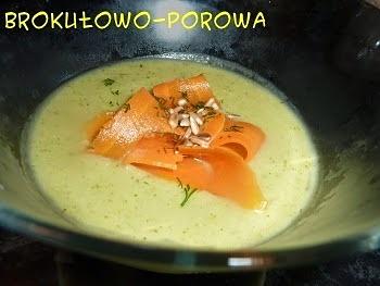 Zupa brokułowo-porowa