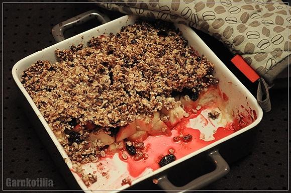 Crumble z żurawiną - prosty przepis na deser bez glutenu