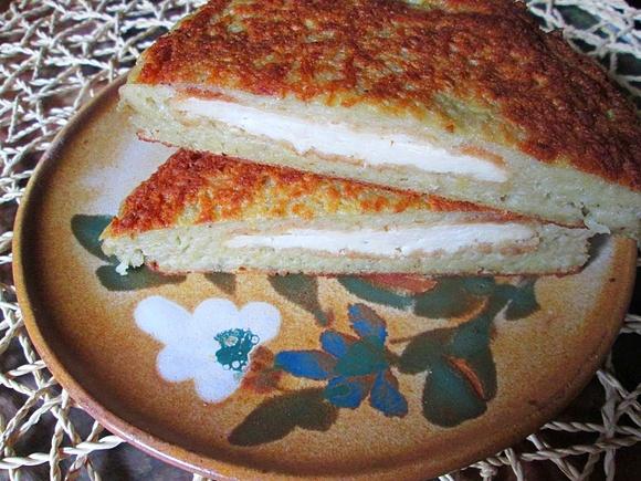 Placki ziemniaczane ze schabem w środku