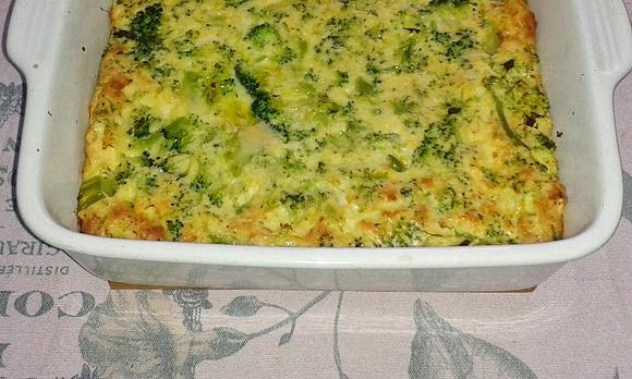 Quiche z brokułem