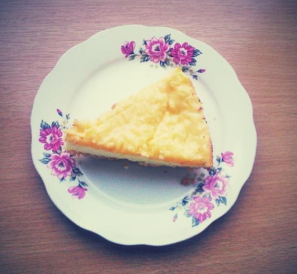 Sernik z pomarańczowym curd