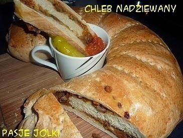 Chleb nadziewany warzywami