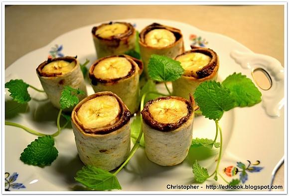 Tortilla z bananem