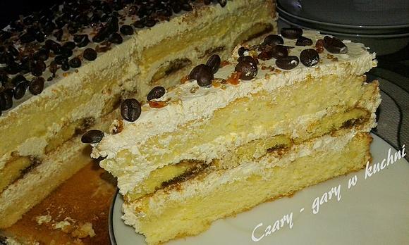 Tort pomarańczowo-kawowy