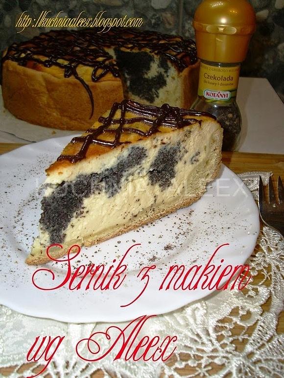 Sernik z makiem