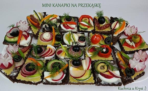 Mini kanapki na przekąskę