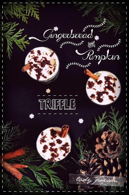 Piernikowo-dyniowe trifle z korzennym puddingiem