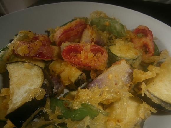 Warzywa w czosnkowej tempurze