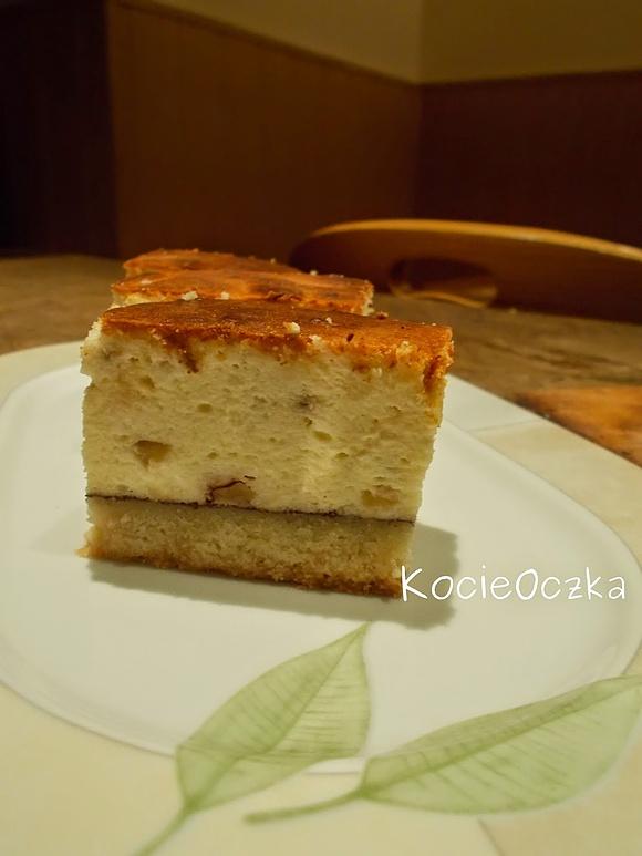 Sernik na kruchym spodzie z bakaliami