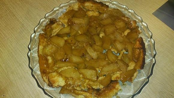 Tarta tatin z karmelizowanymi jabłkami i gruszką