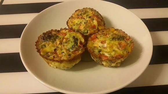 Warzywne muffiny na śniadanie, przekąskę i kolację