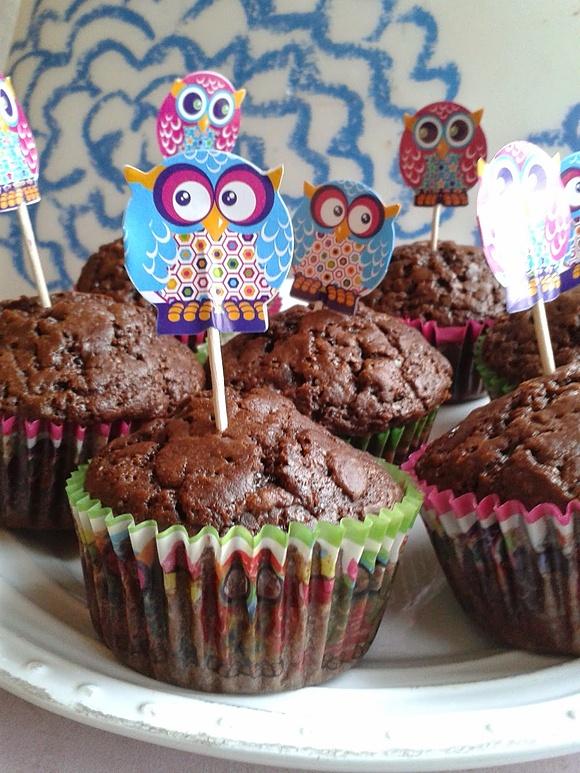 Muffinki czekoladowe Nigelli Lawson na imprezę sylwestrową