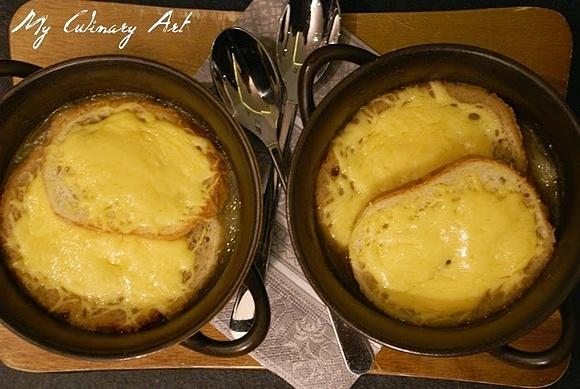 Zupa cebulowa na piwie na kaca