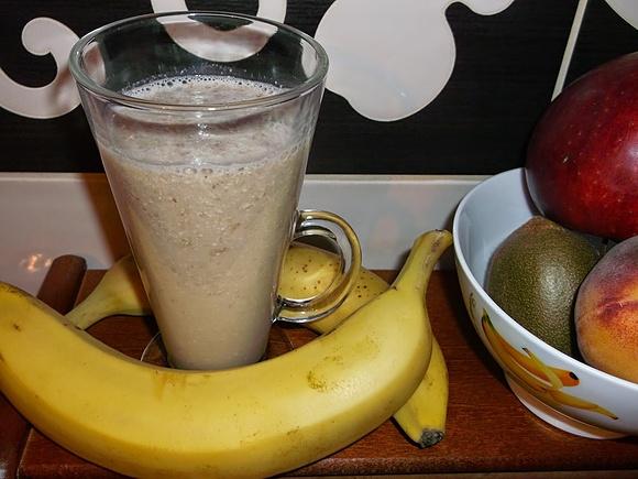 Koktajl herbaciany z bananem