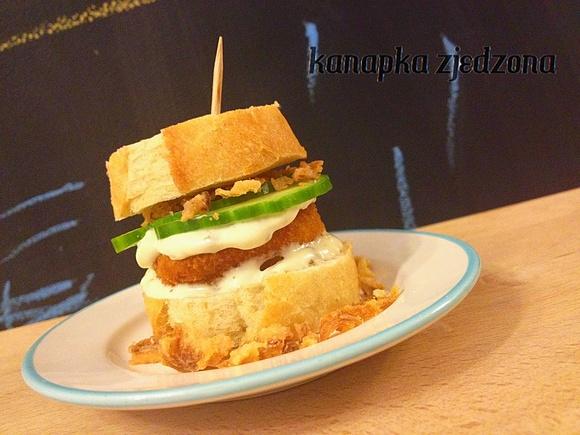 Mini burger rybny