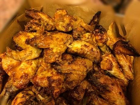 Zapiekane skrzydełka w marynacie