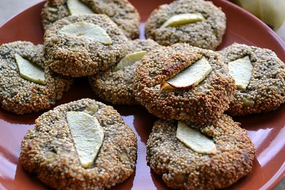 Bananowe ciastka amarantusowe dla dzieci zdrowa przekąska