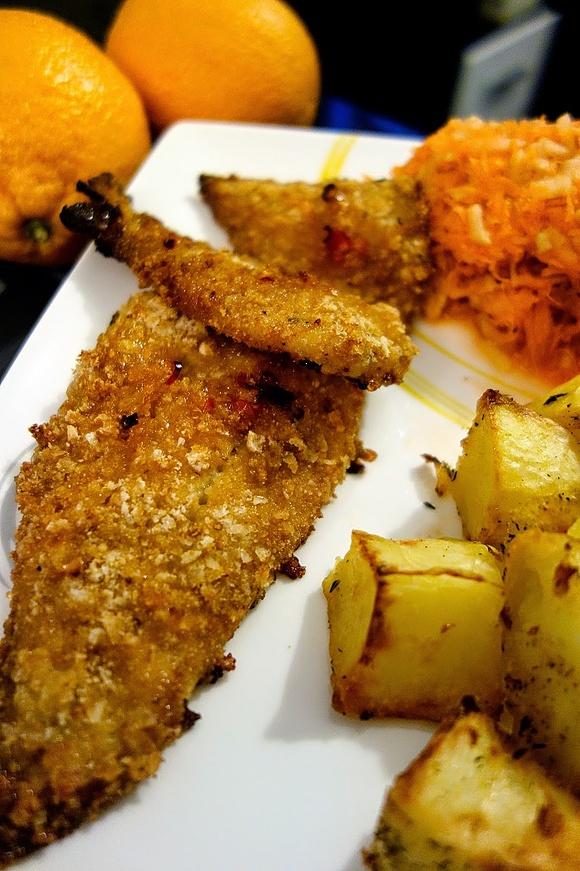 Filet z soli w glazurze pomarańczowej