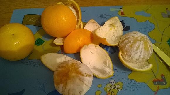 Pomarańczówka na całych owocach