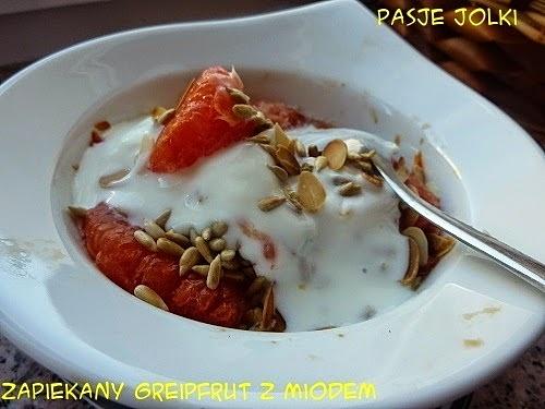 Zapiekany grapefruit z miodem