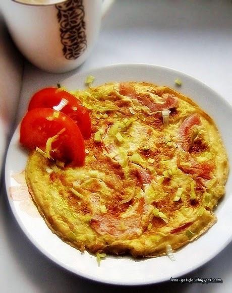 Omlet dietetyczny z warzywami