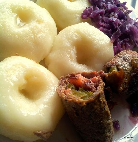 Śląskie rolady z nadzieniem wegetariańskim