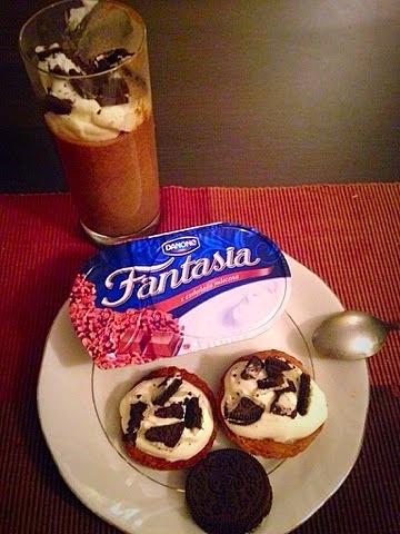 Kolacja z oreo: tartaletki i shake z kawą
