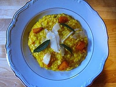 Risotto z dynią i szałwią