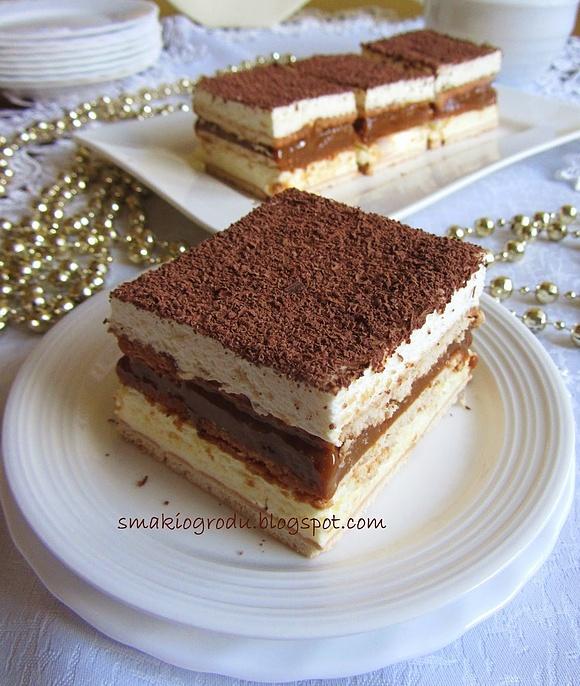 Ciasto kajmakowe bez pieczenia 3 bit