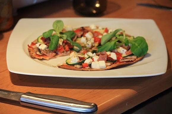 Pizza na tortilli