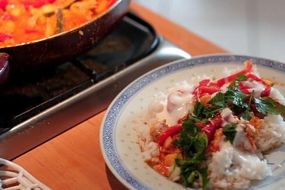 Kurczak Tandori Masala z warzywami
