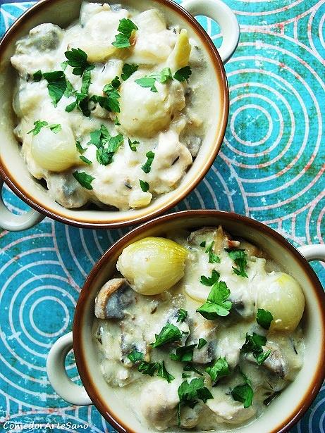 Blanquette de pollo dla Justyny
