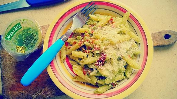Sposób na pesto, czyli obiad ekspresowy