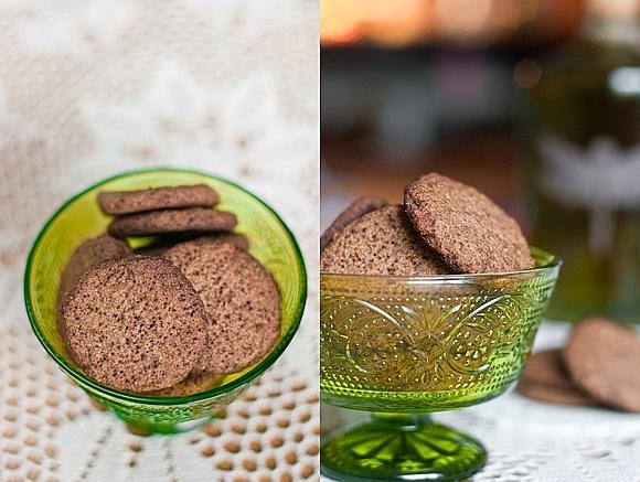 Ciasteczka kokosowo-karobowe bezglutenowe wegańskie paleo