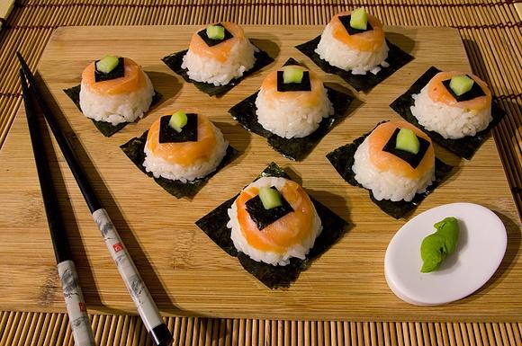 Sushi inaczej - przepisy na babeczki sushi