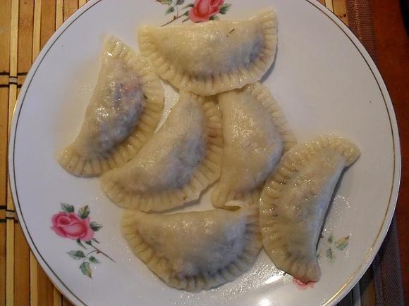 Pierogi z pieczarkami