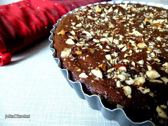 Brownie z orzechami laskowymi