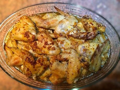 Zapiekane skrzydełka w marynacie a’la Grzes