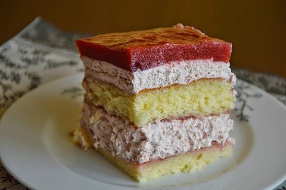 Ciasto truskawkowe wersja zimowa