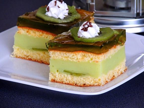 Ciasto z kiwi - zdrowe i lekkie