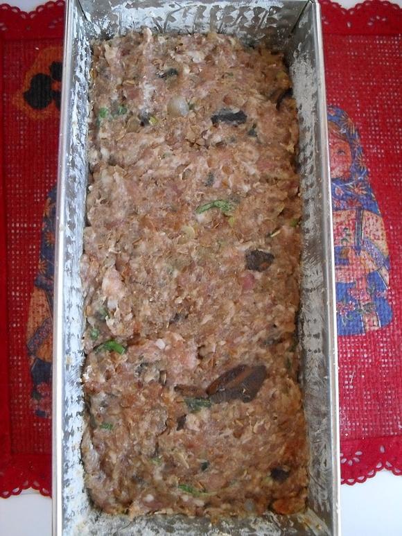 Pieczeń z grzybami i kaszą gryczaną