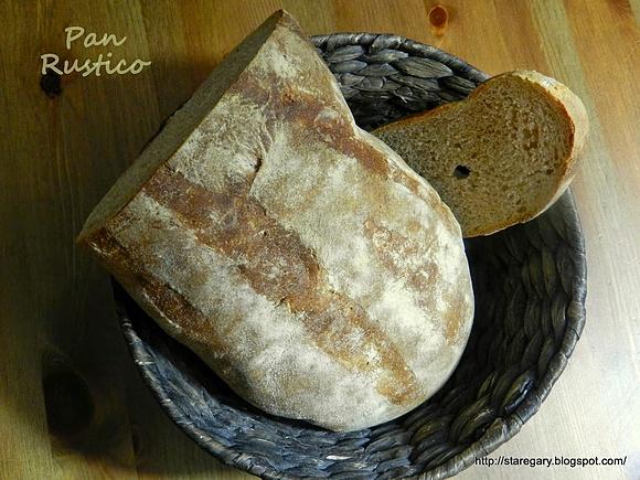 Pan Rustico - hiszpański chleb na drożdżach do pieczenia