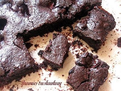 Brownies truskawkowe
