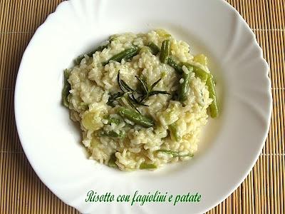 Risotto z fasolką i ziemniakami